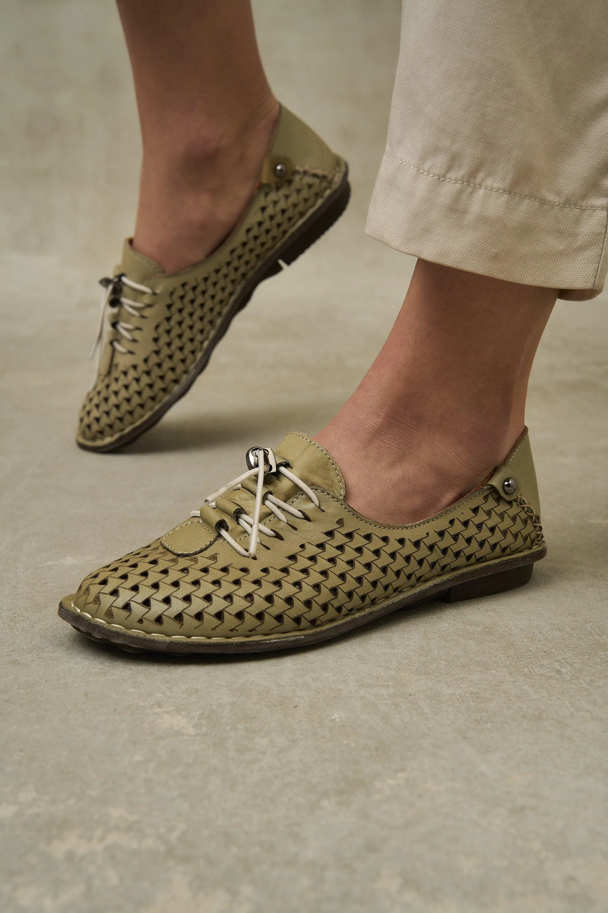 JABIN Leather - Olive