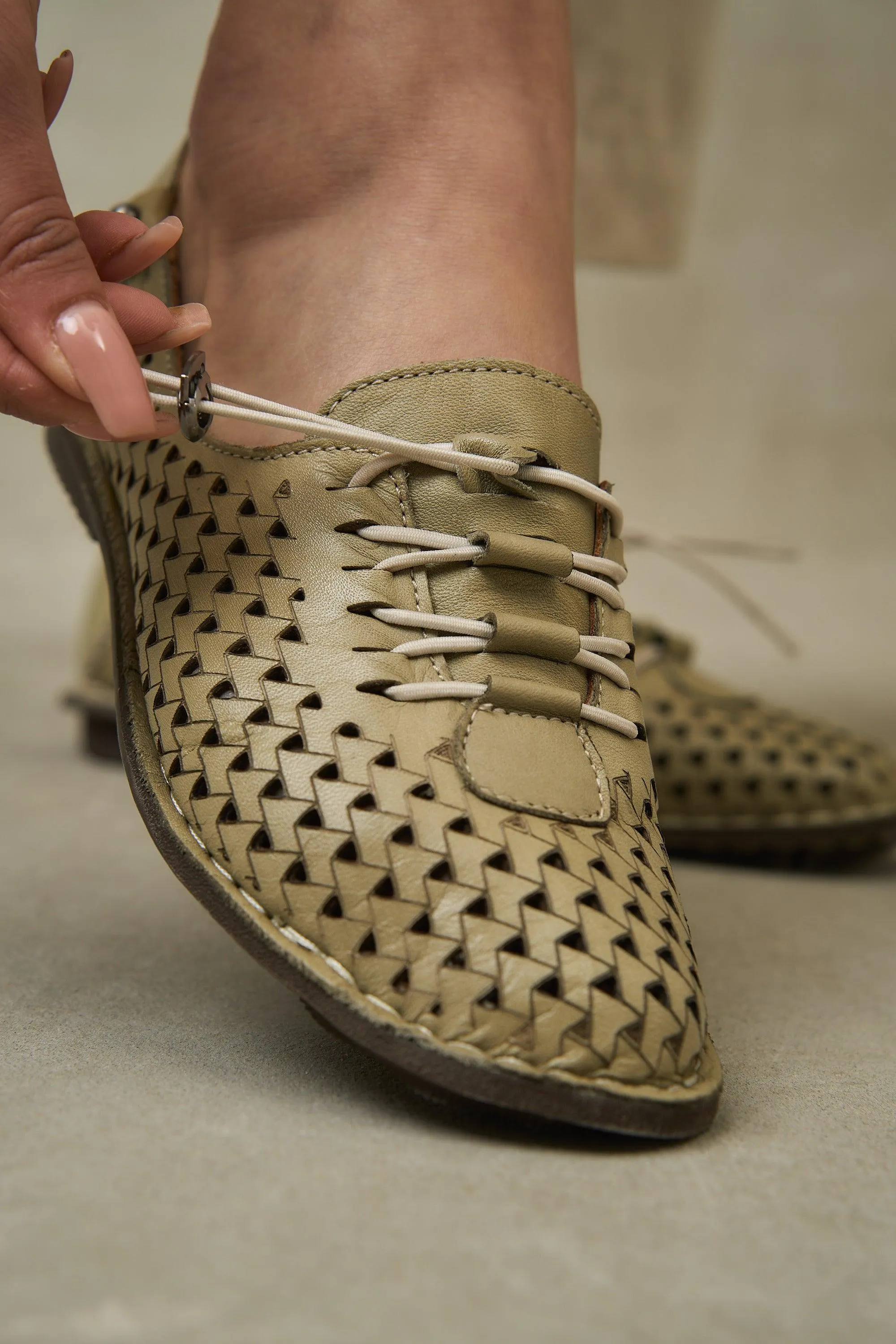JABIN Leather - Olive