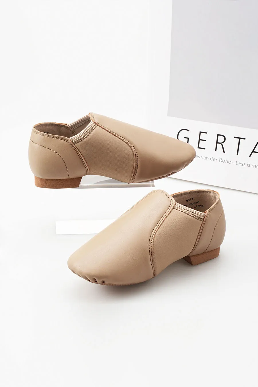 Kids PU Leather Jazz shoes