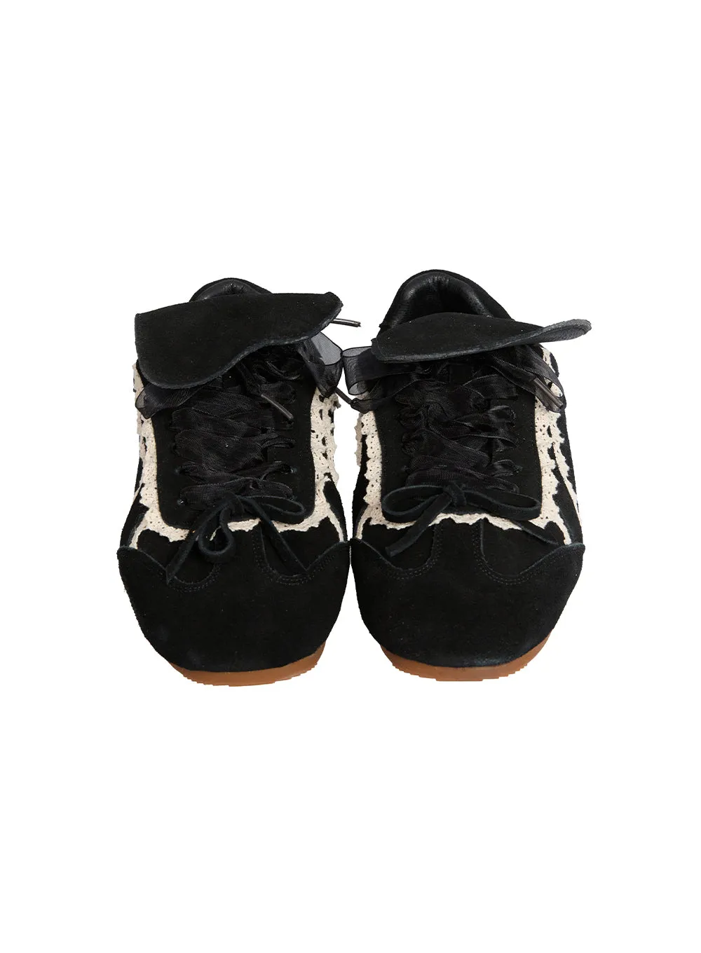 Lace-Up Metallic Sneakers IF510