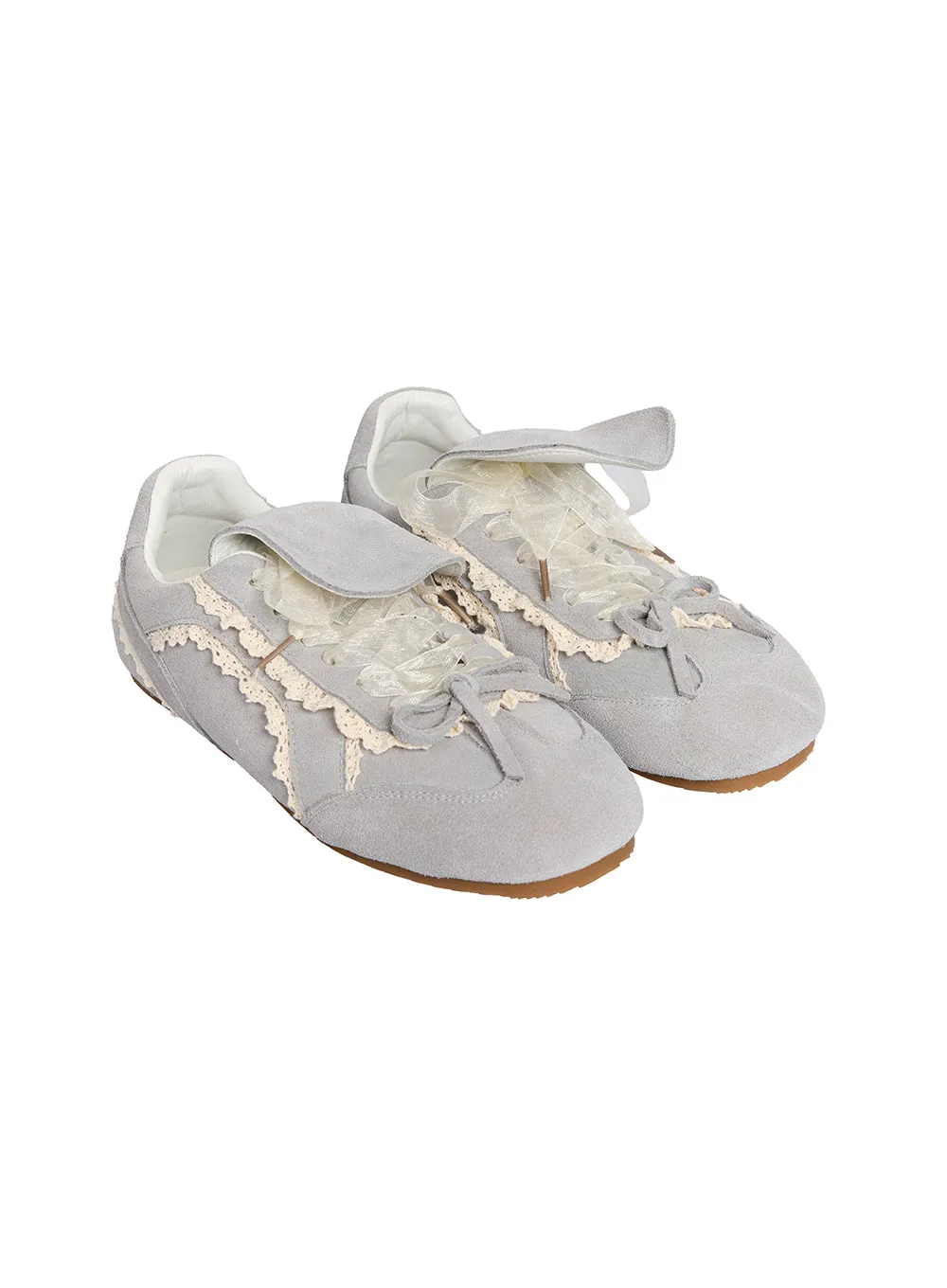 Lace-Up Metallic Sneakers IF510