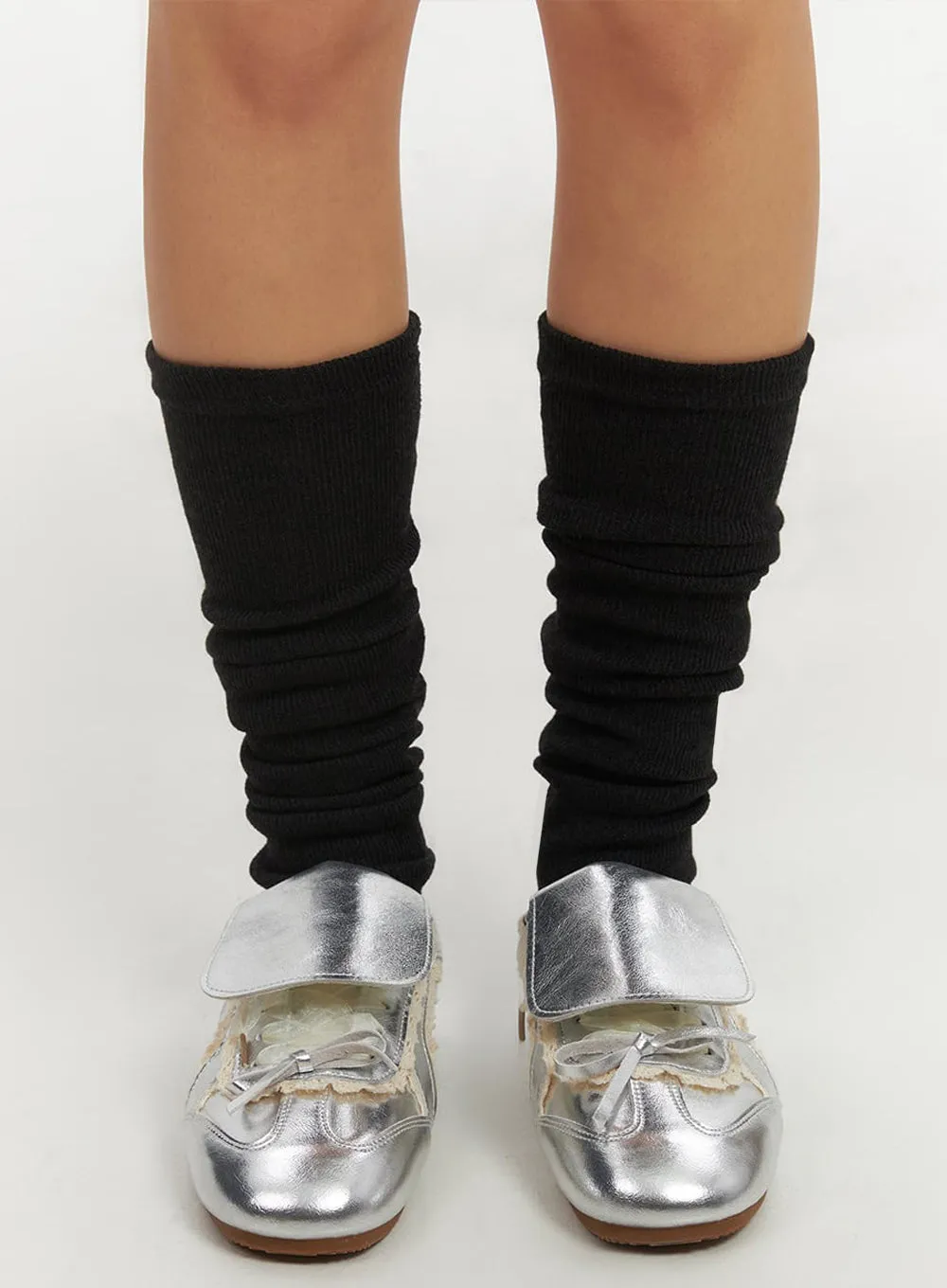 Lace-Up Metallic Sneakers IF510