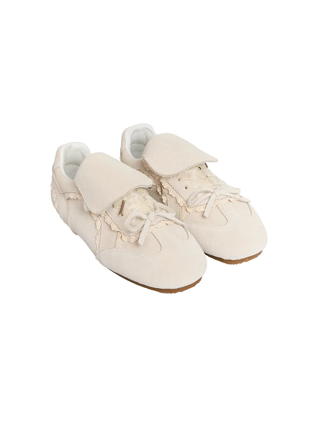 Lace-Up Metallic Sneakers IF510