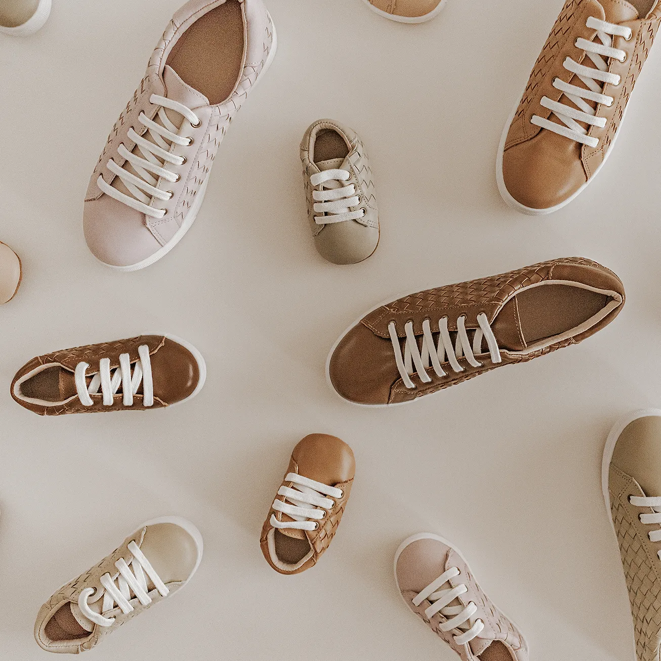 Leather Woven Sneaker | Color 'Espresso' | Women