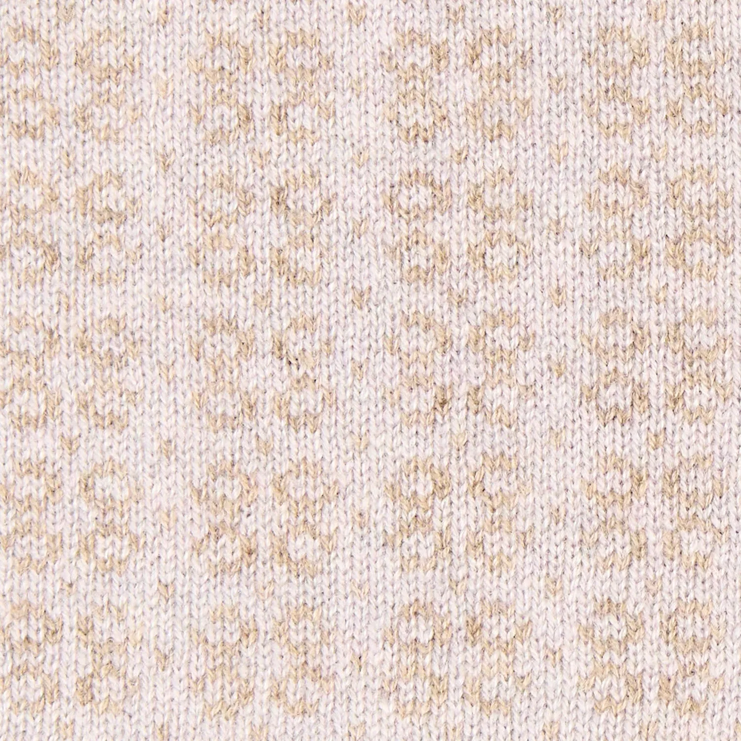 LIGHT BROWN AND BEIGE NECK WARMER WITH MICRO PATTERN