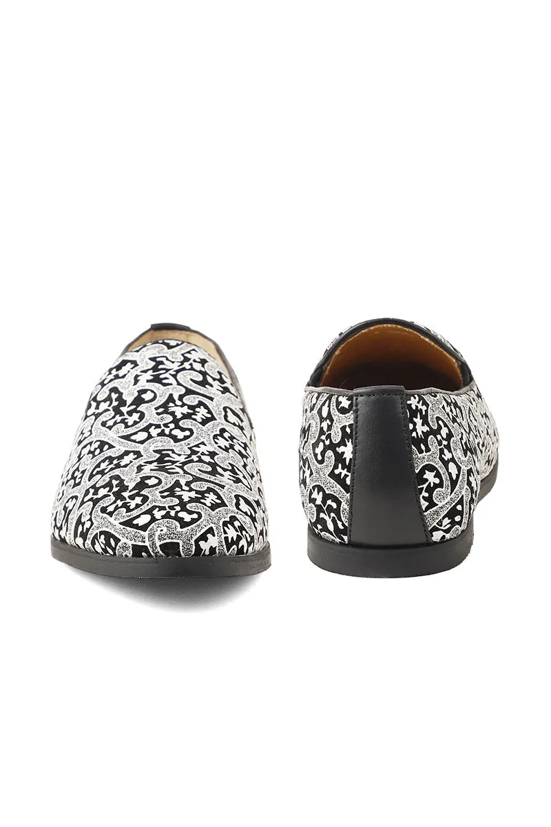 Men Casual Shoe/Moccs M38062-Silver