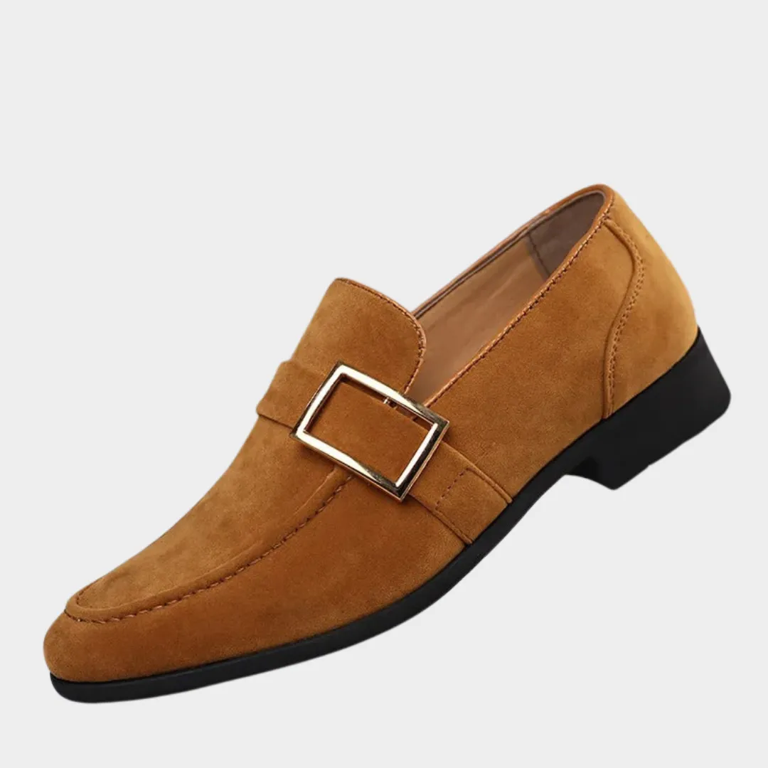 Mens Leather Dress Shoes  Formal Loafers  Business & Wedding  Premium Suede  Multiple Colours