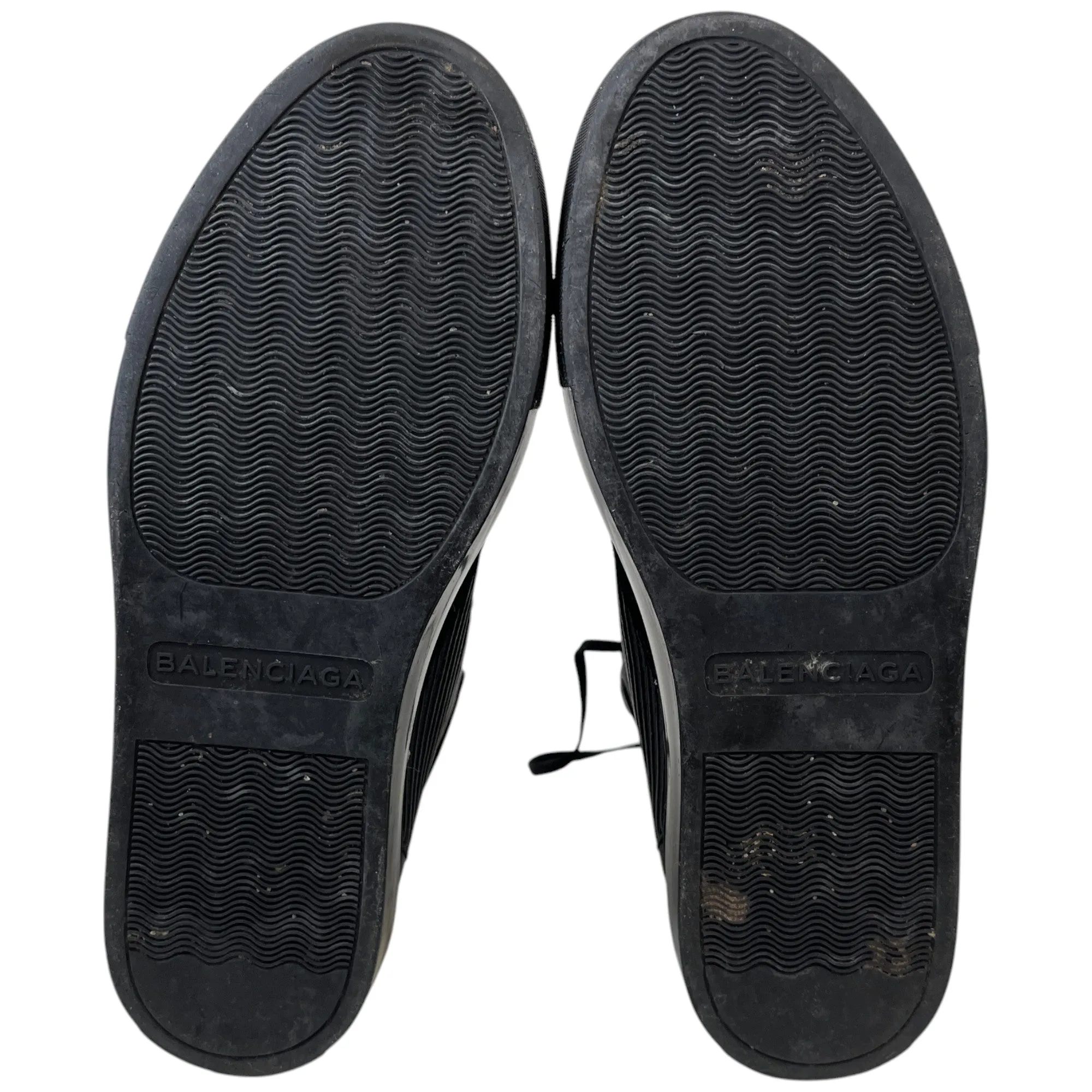 Men's Pleated High Trainers Black Size EU 39 / UK 5