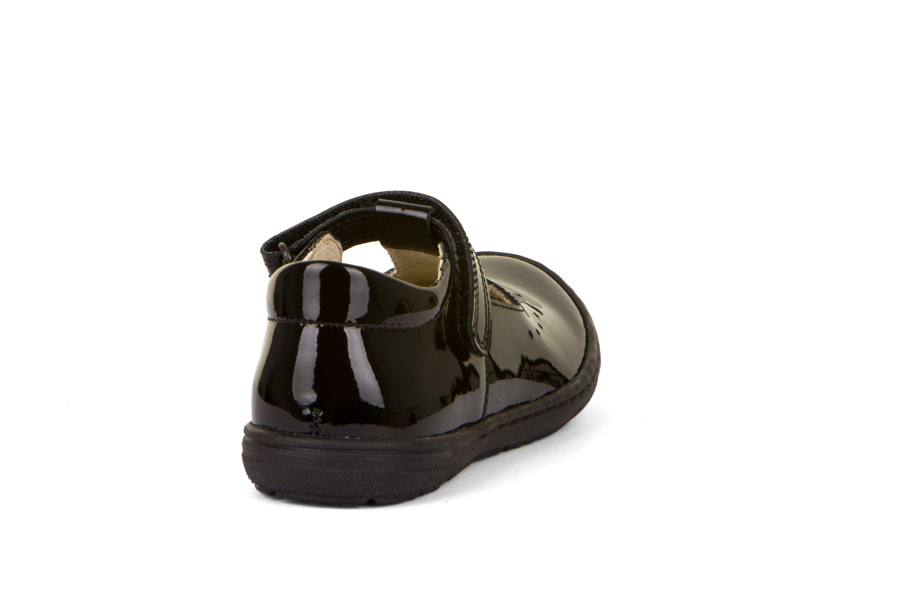 Mia-T Black Patent Leather T-Bar Girl's School Shoe