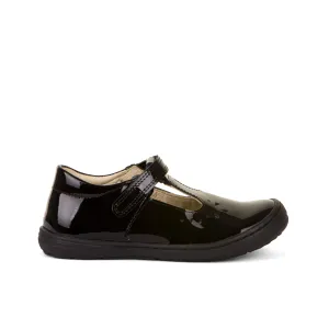 Mia-T Black Patent Leather T-Bar Girl's School Shoe