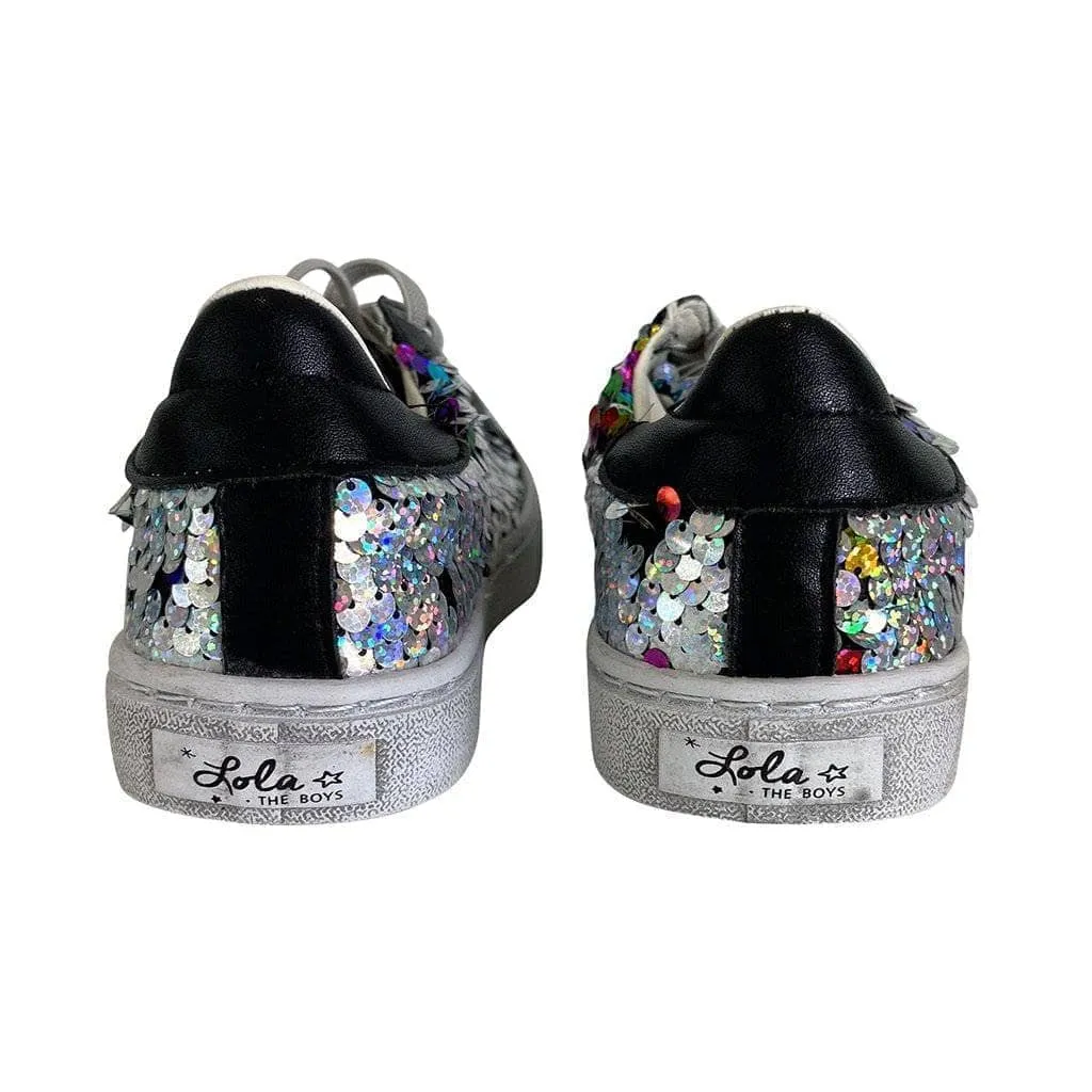 Midnight Sequin Flip Sneakers