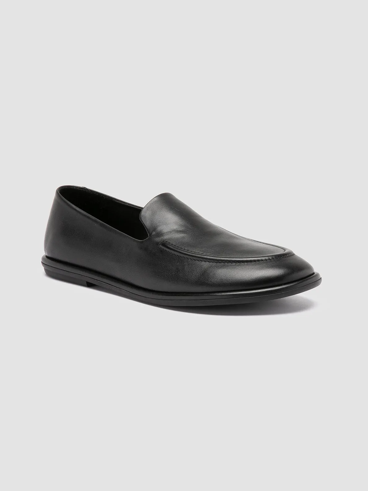 MIENNE 101 - Black Leather Loafers