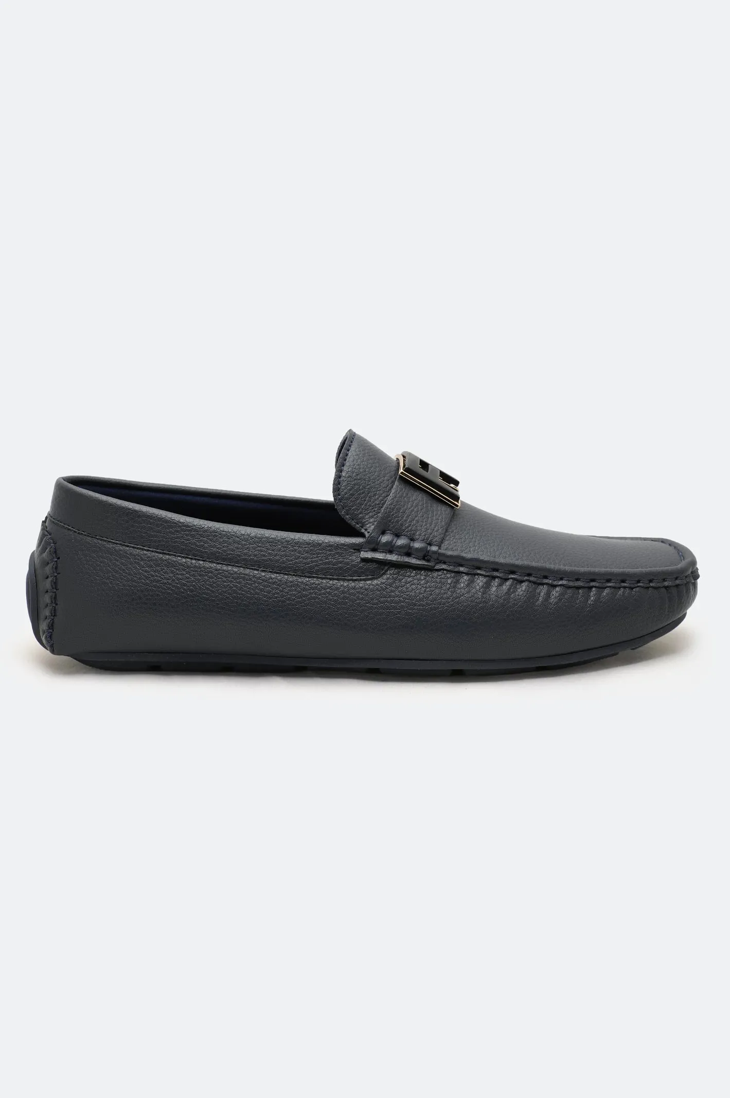 Navy Casual Mocassins Shoes