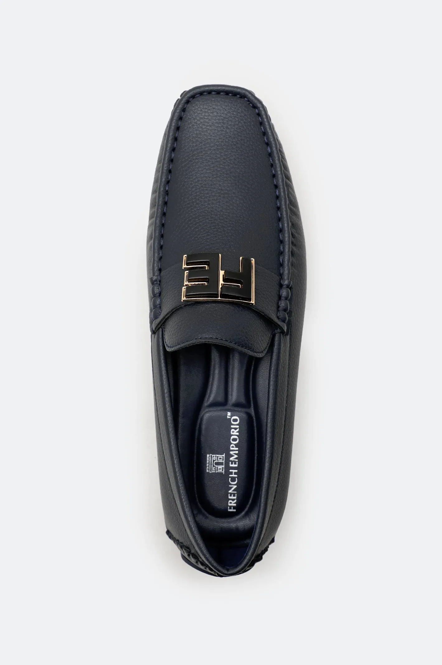 Navy Casual Mocassins Shoes