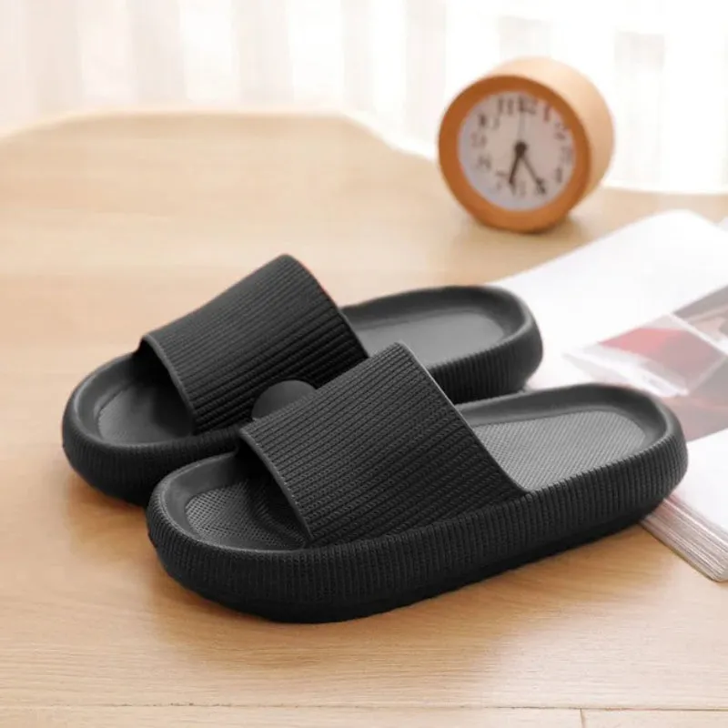 Non-slip Thick and Comfy Sole Indoor Platform Slippers