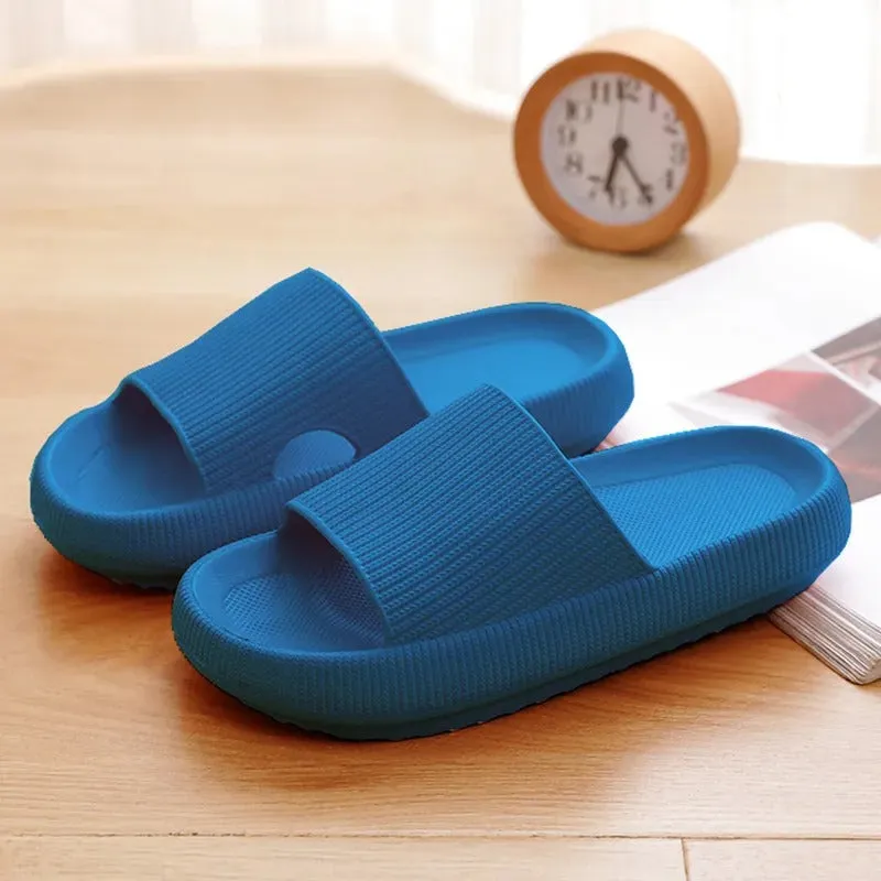 Non-slip Thick and Comfy Sole Indoor Platform Slippers