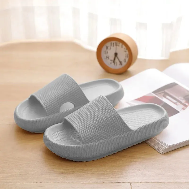Non-slip Thick and Comfy Sole Indoor Platform Slippers