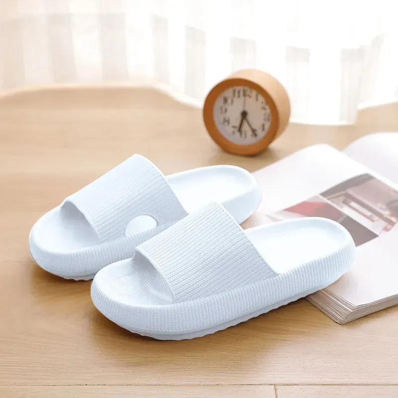 Non-slip Thick and Comfy Sole Indoor Platform Slippers