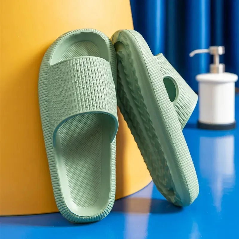 Non-slip Thick and Comfy Sole Indoor Platform Slippers