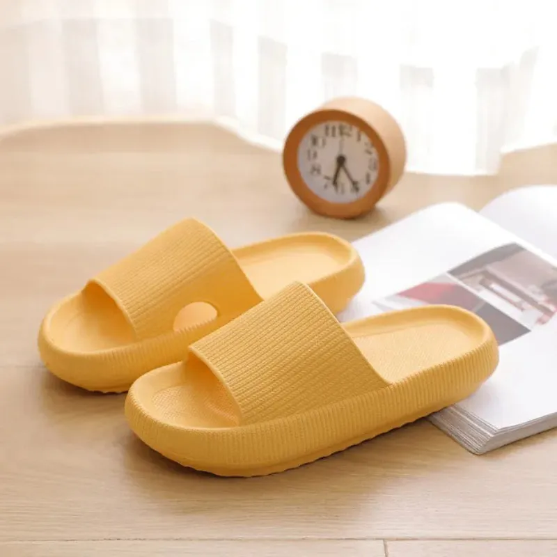 Non-slip Thick and Comfy Sole Indoor Platform Slippers