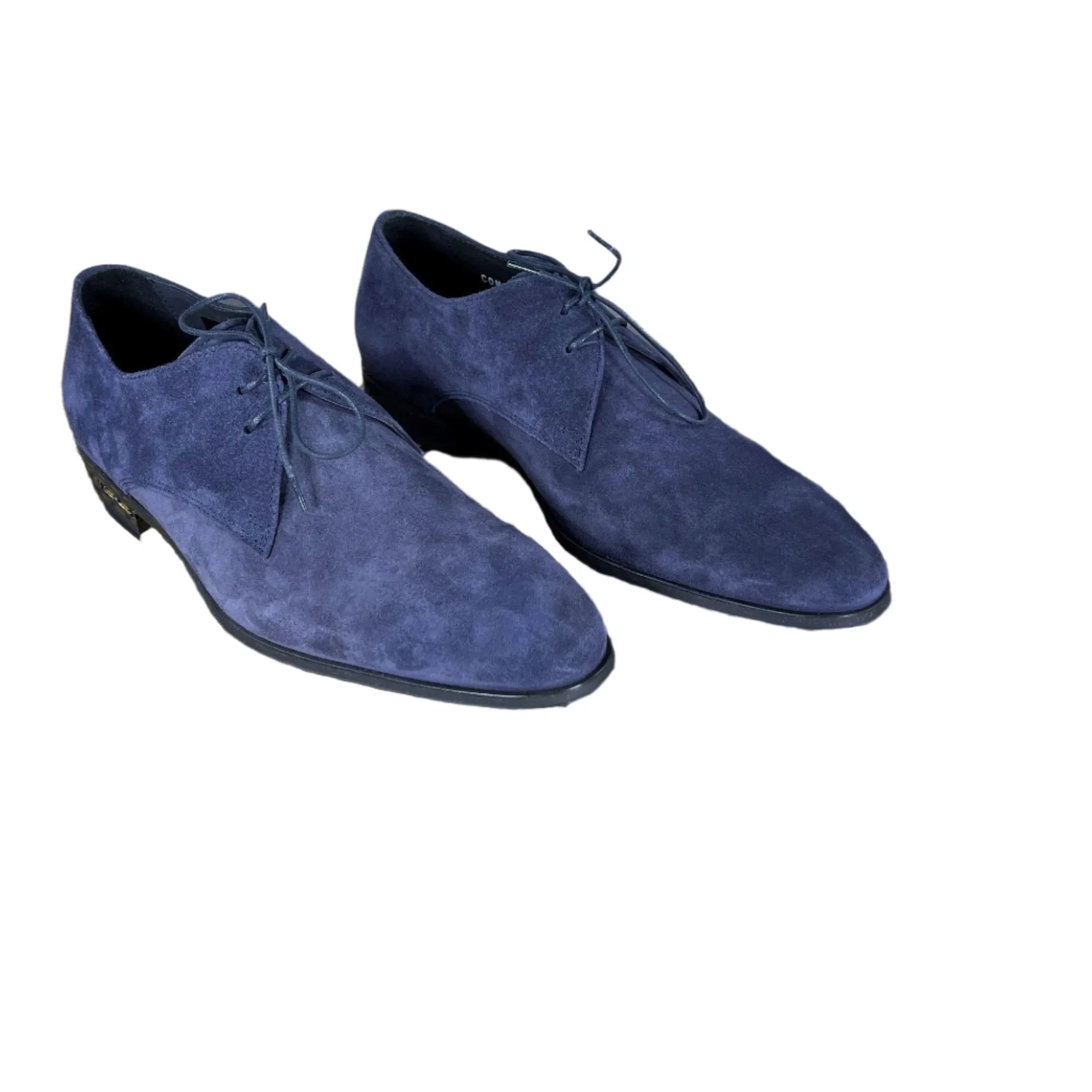Paul Smith Mens Coney Dark Navy Suede Derby Shoes