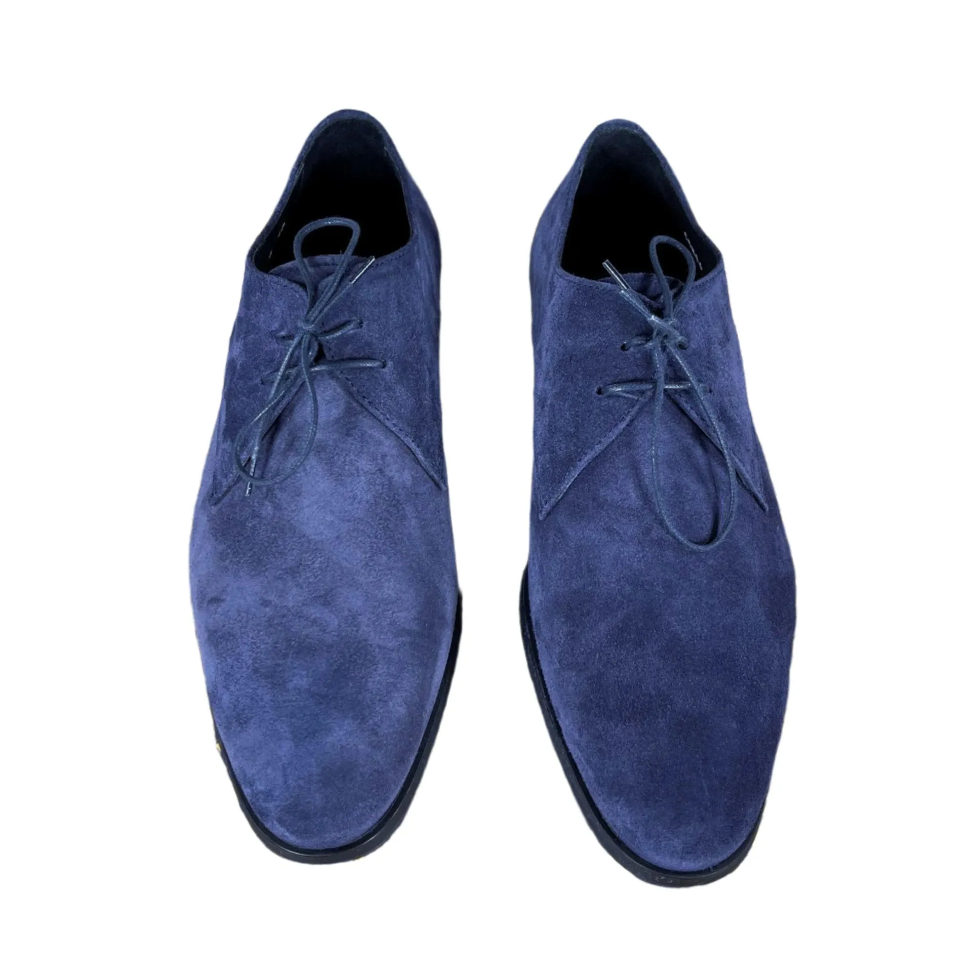Paul Smith Mens Coney Dark Navy Suede Derby Shoes