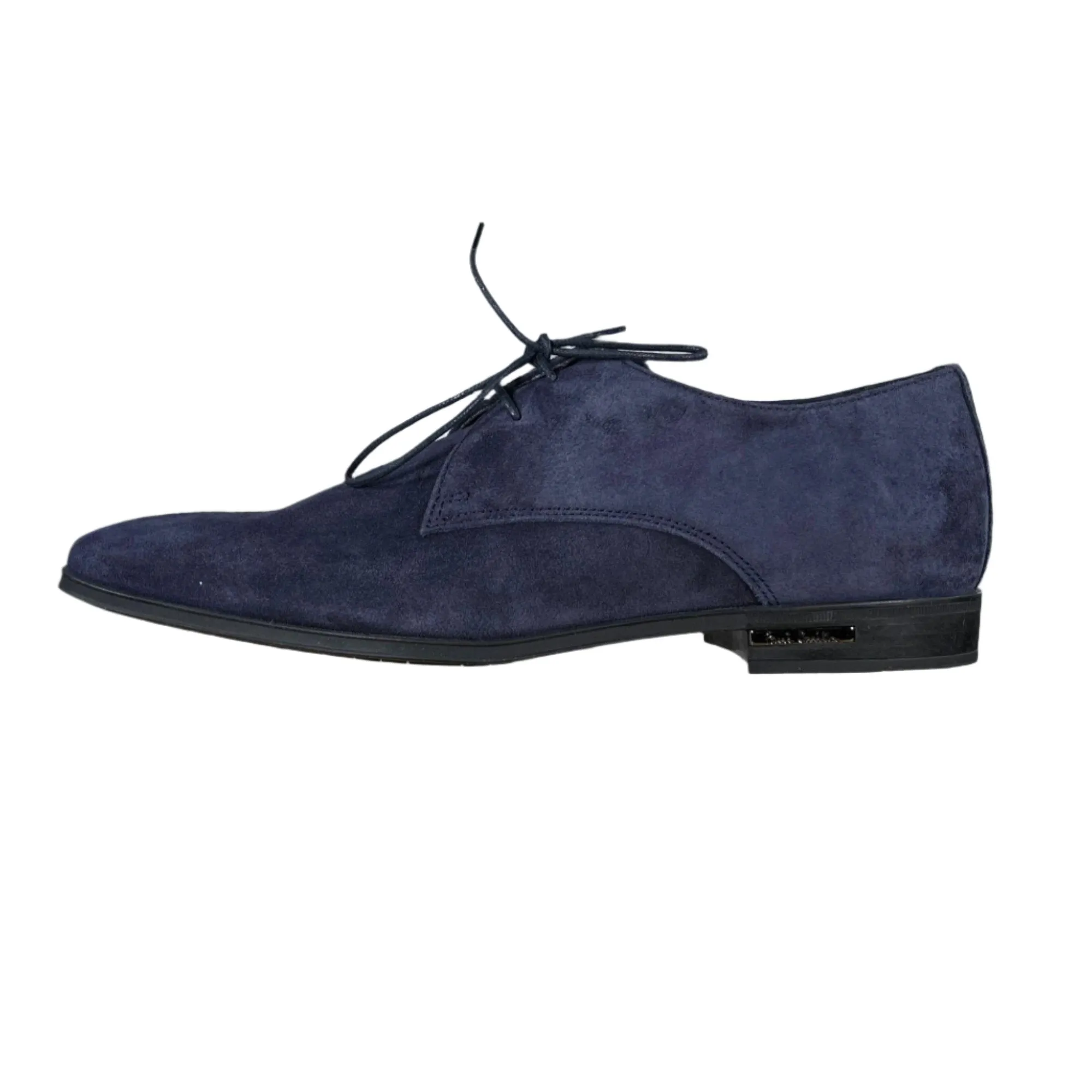 Paul Smith Mens Coney Dark Navy Suede Derby Shoes