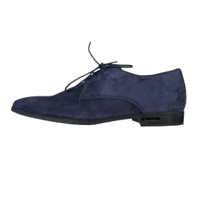 Paul Smith Mens Coney Dark Navy Suede Derby Shoes