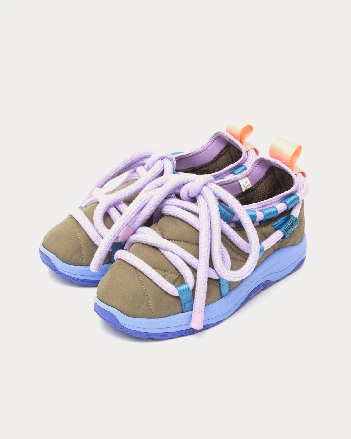 Pepper Olive / Sky Blue Slip Ons