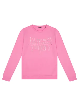 Pink Rhinestones Active Logo Top (7-16)