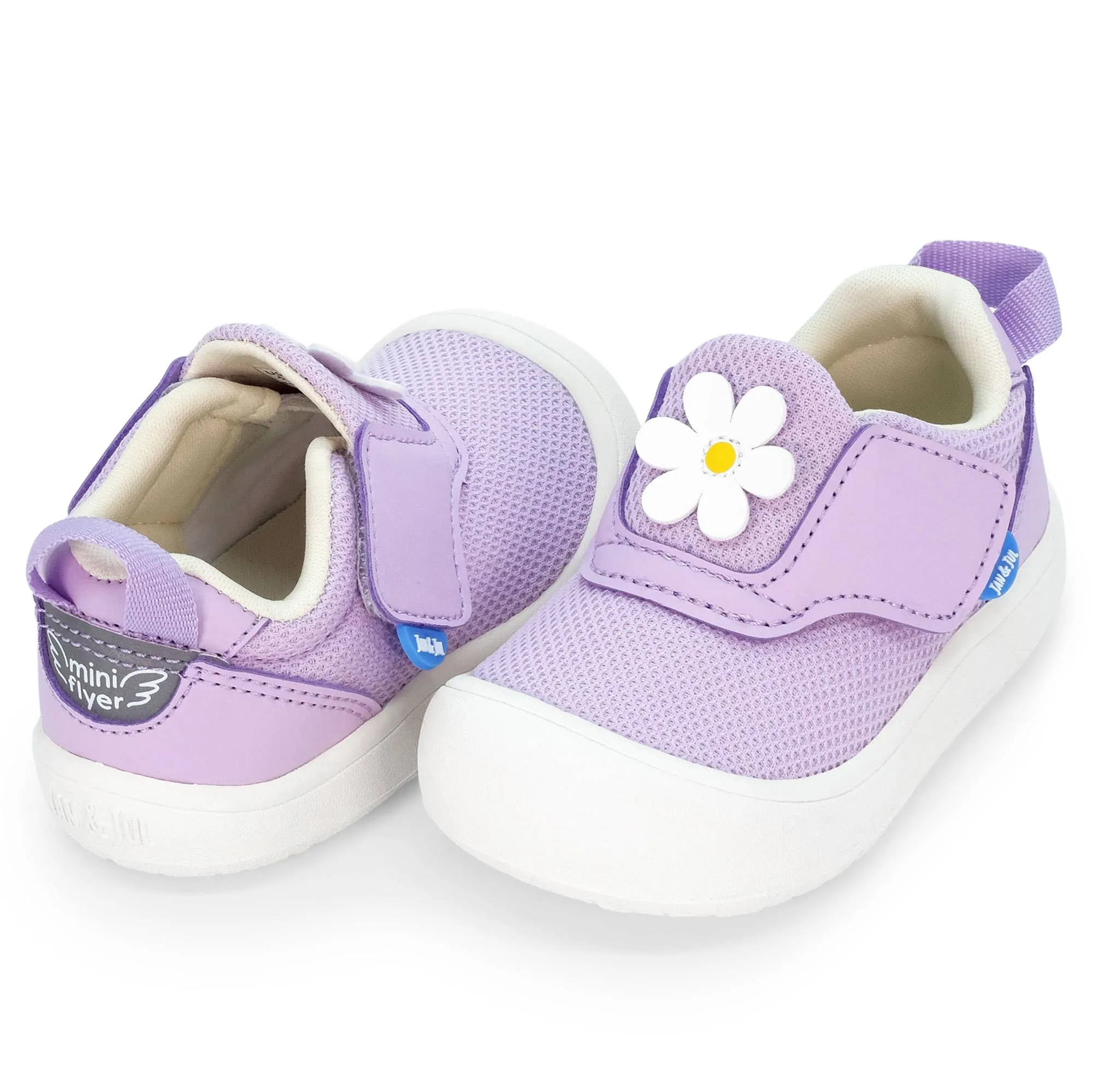 Purple Daisy Mini-Flyer Toddler Sneakers