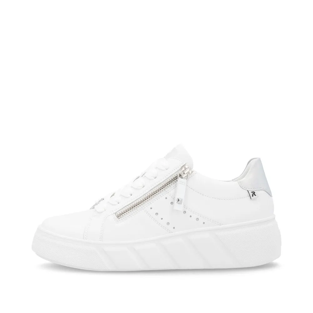 Rieker Sport Ladies Flatform Zip Side Sneaker