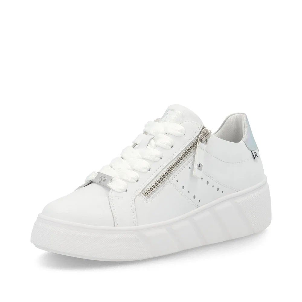 Rieker Sport Ladies Flatform Zip Side Sneaker