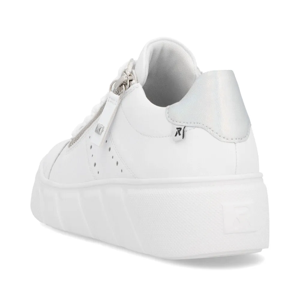 Rieker Sport Ladies Flatform Zip Side Sneaker
