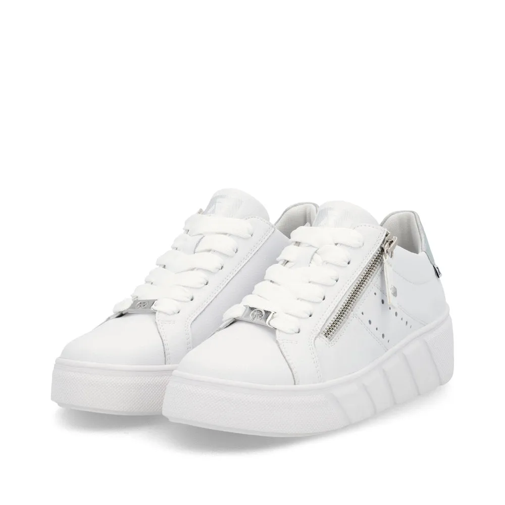 Rieker Sport Ladies Flatform Zip Side Sneaker