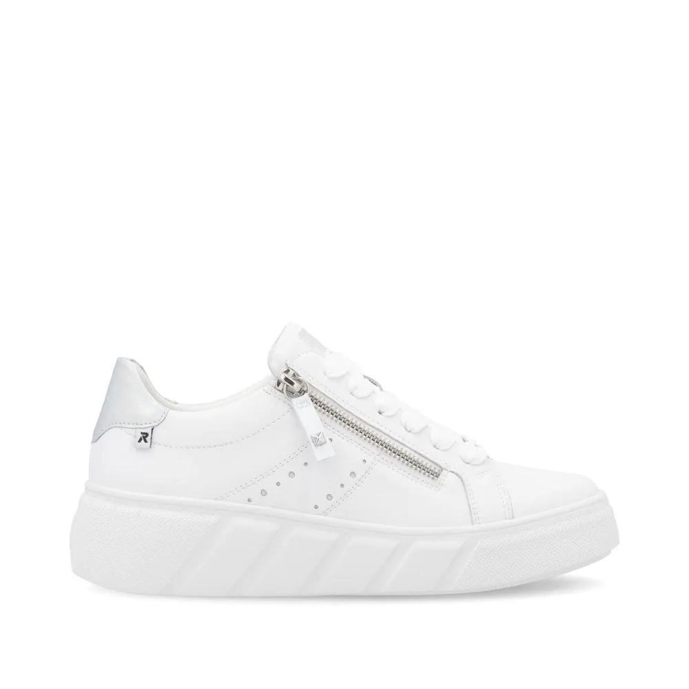 Rieker Sport Ladies Flatform Zip Side Sneaker