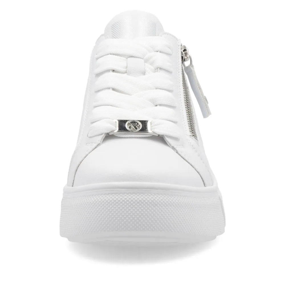 Rieker Sport Ladies Flatform Zip Side Sneaker
