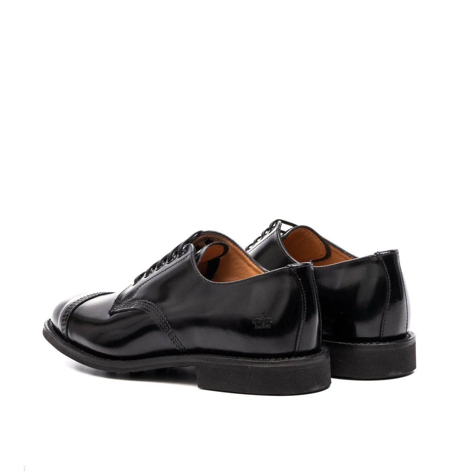 Sanders Japan Picusa Gibson Toe Cap Shoe Black 1128B
