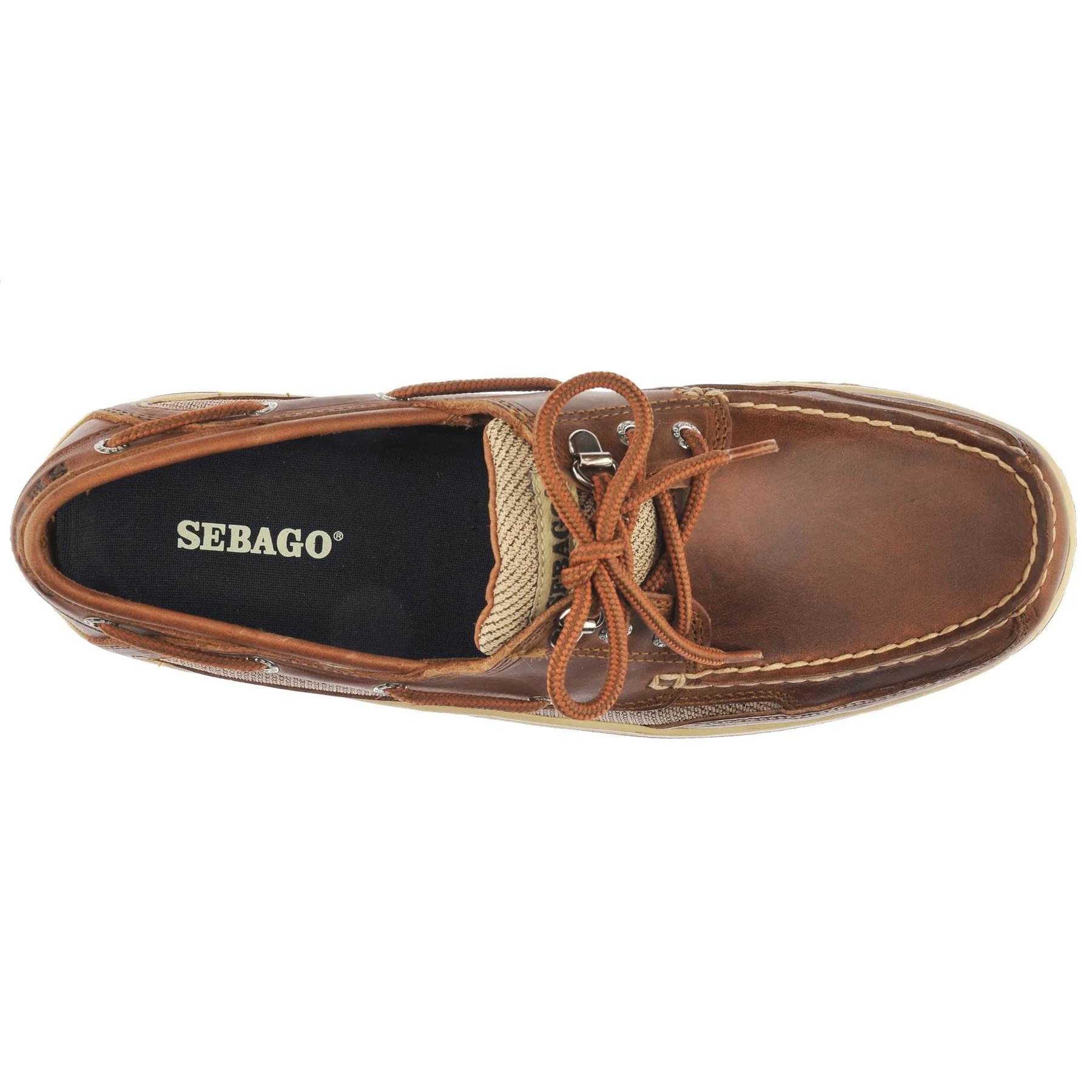 Sebago Men's Clovehitch II FGL Waxed Leather Boat Shoe