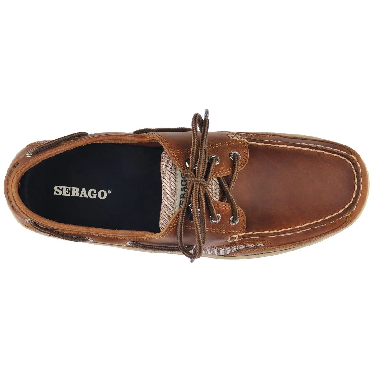 Sebago Men's Clovehitch II FGL Waxed Leather Boat Shoe