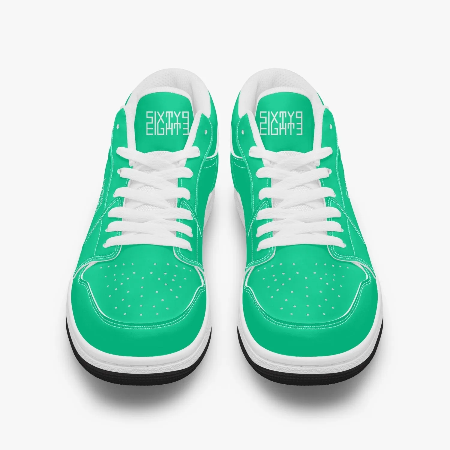 Sixty Eight 93 Logo White Sea Green SENTLT1 Shoes