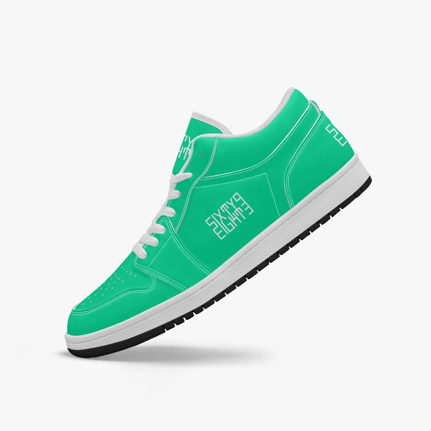 Sixty Eight 93 Logo White Sea Green SENTLT1 Shoes