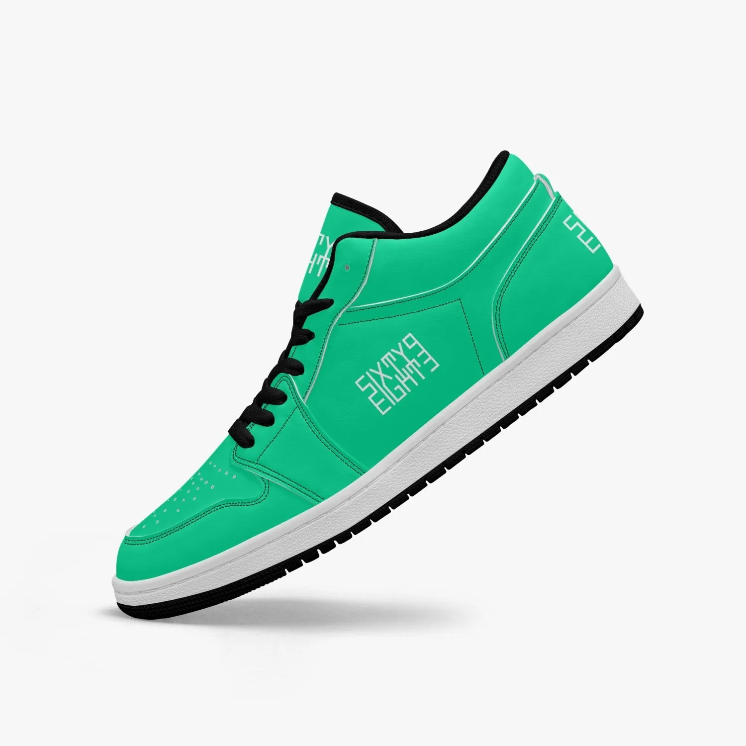 Sixty Eight 93 Logo White Sea Green SENTLT1 Shoes