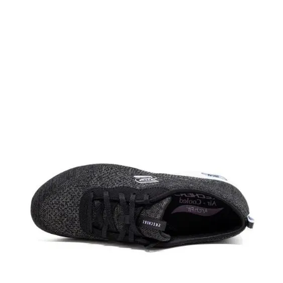 Skechers Arch Fit Refine Lavish Wish Black Trainer Shoes