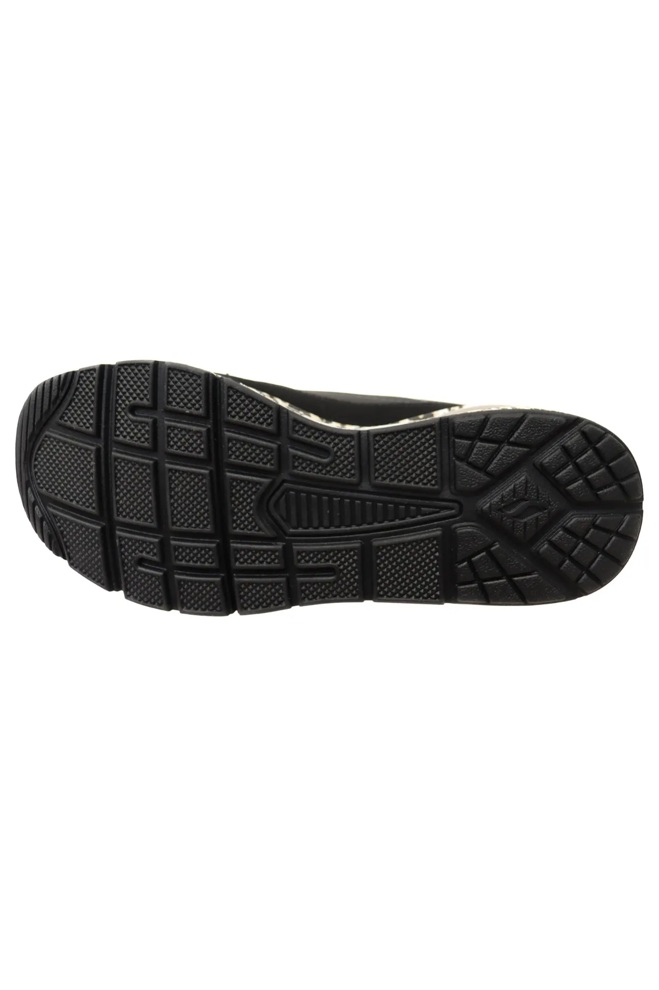 Skechers Uno Black Leopard Sneakers