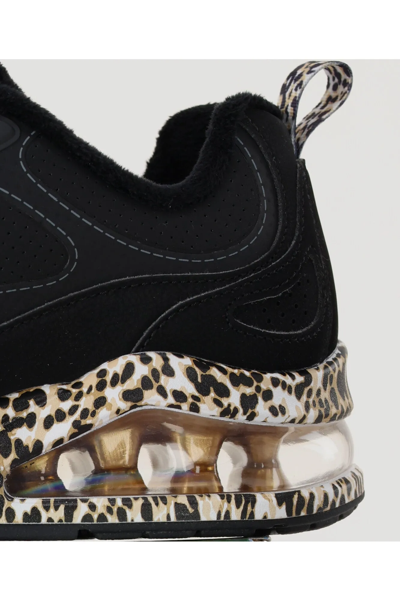 Skechers Uno Black Leopard Sneakers