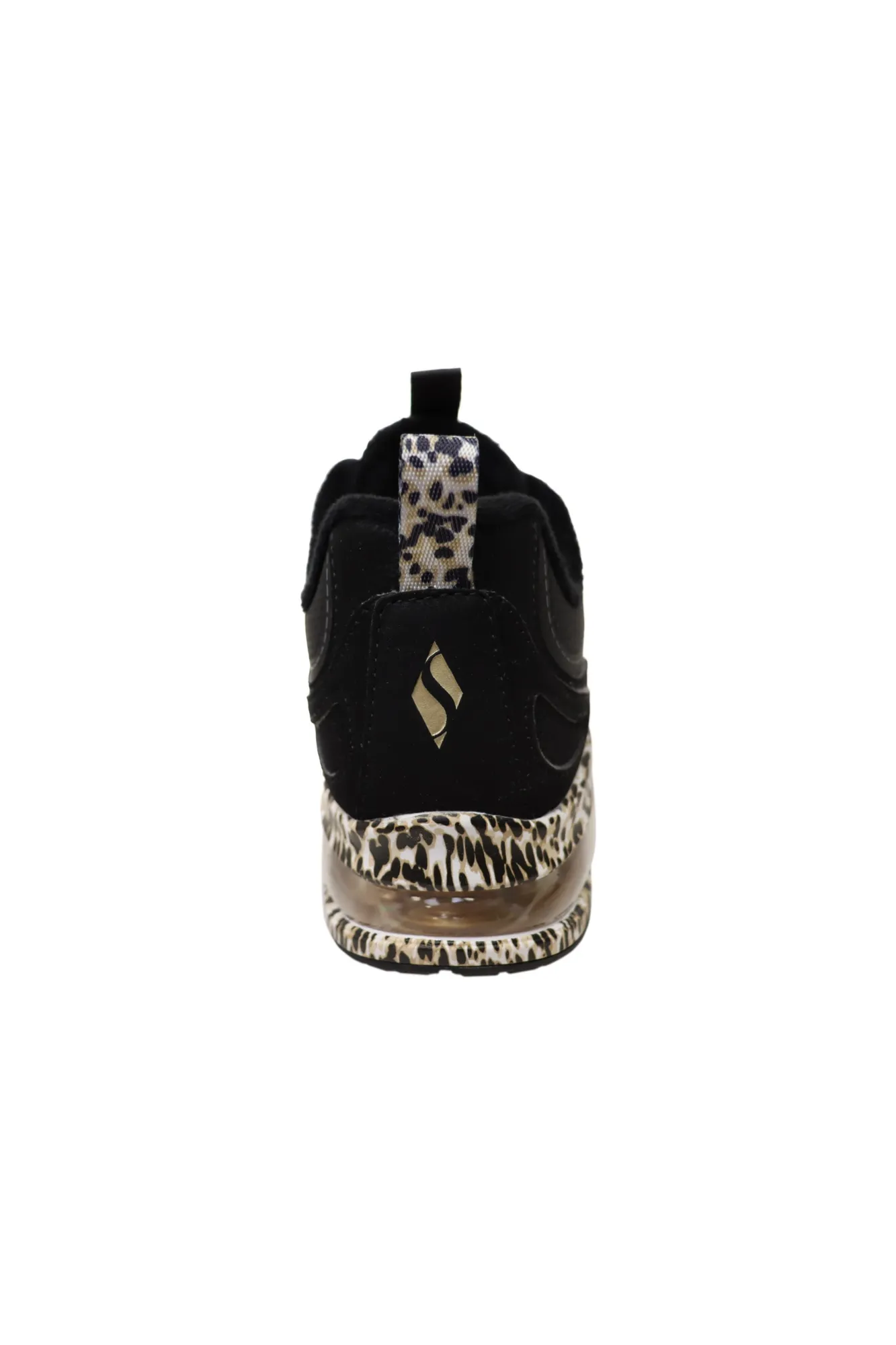 Skechers Uno Black Leopard Sneakers