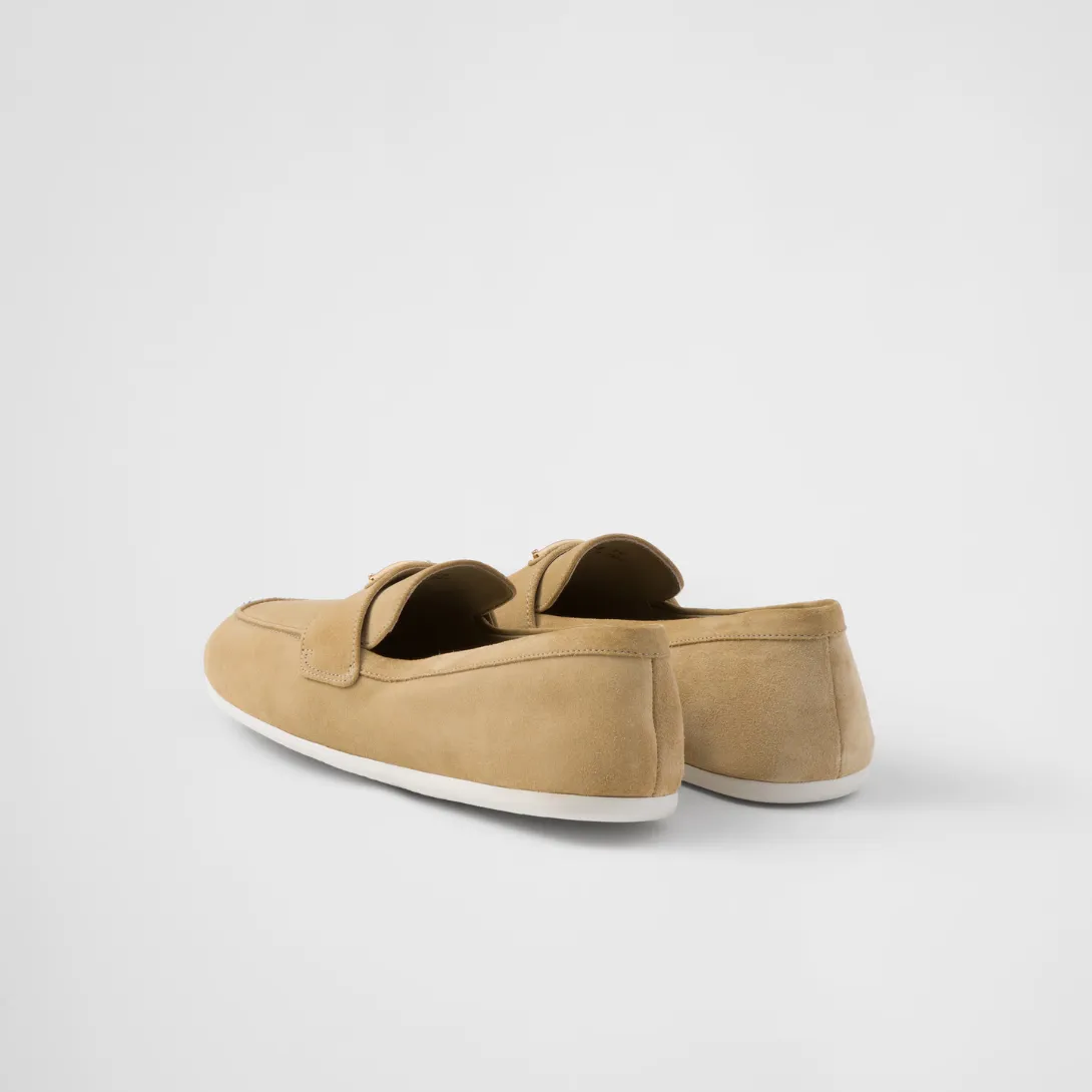 Suede loafers
