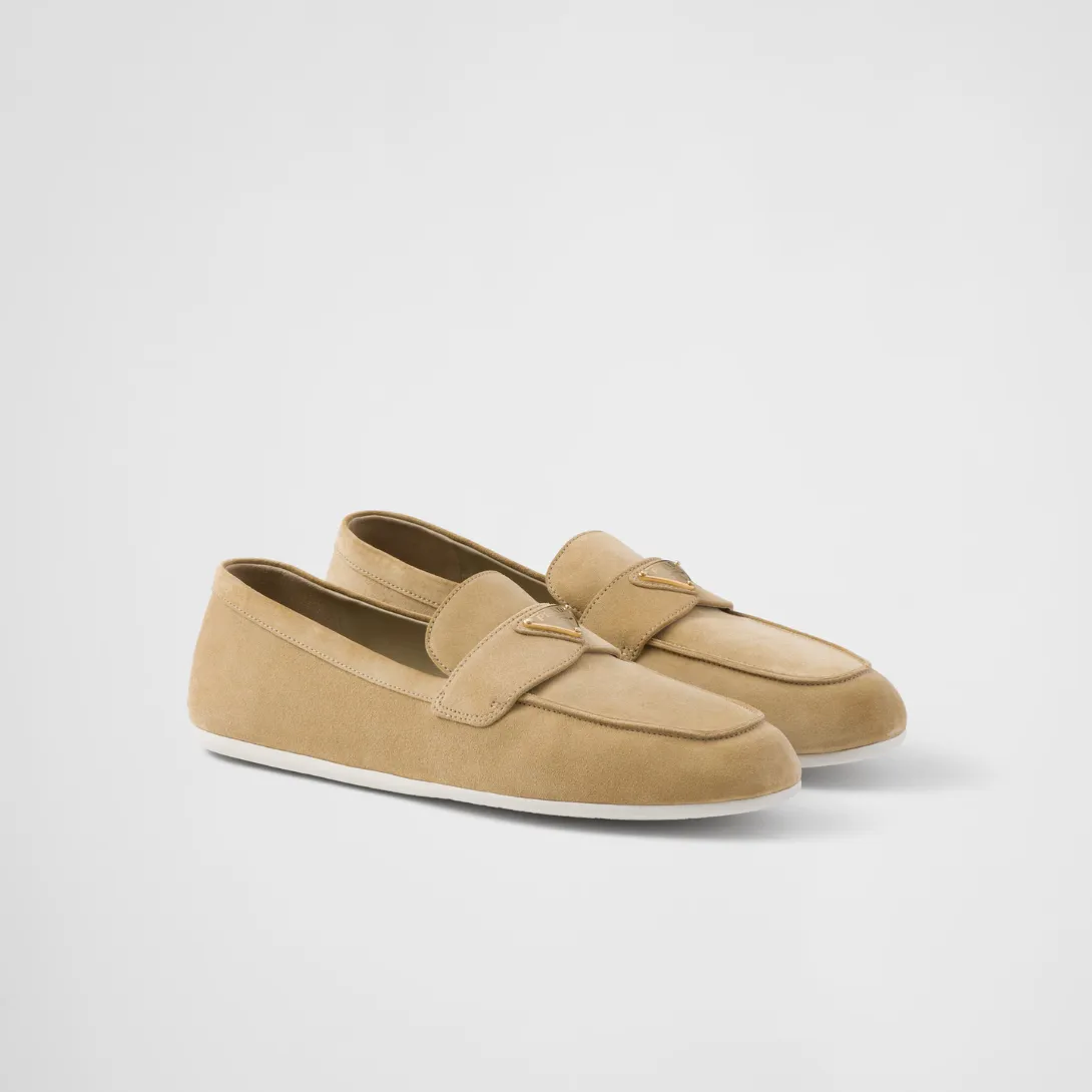 Suede loafers