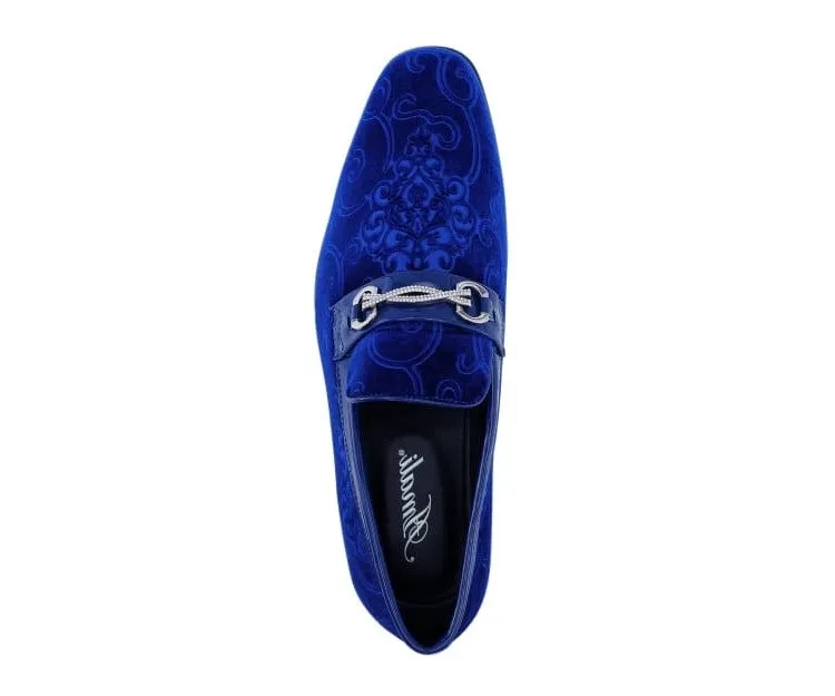 Throne Royal Velvet Loafers Men’s Slip On Shoes